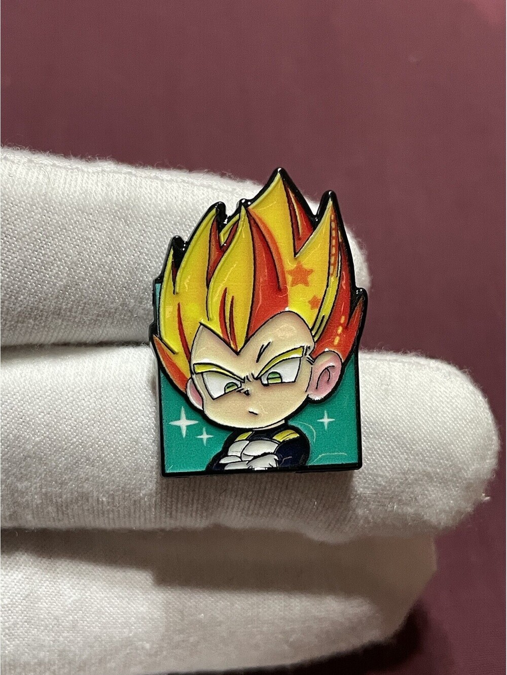 Vegeta Chibi Enamel Pin Brooch Dragon Ball Z